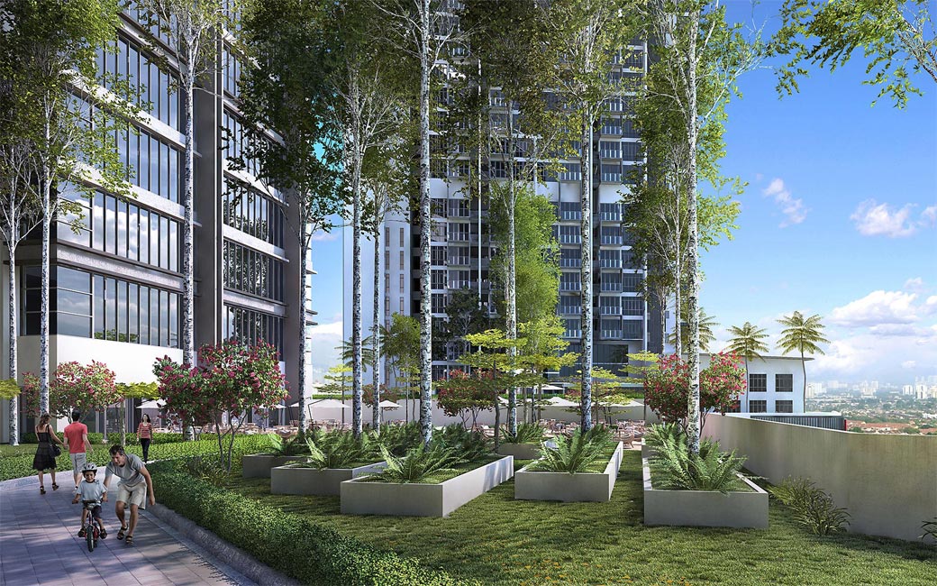 d'Pristine Landscaped Deck